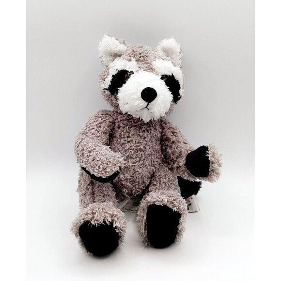 Stuffed Animal House Curly Critters Rascal Plush Raccoon Toy 10" - Picture 1 of 4